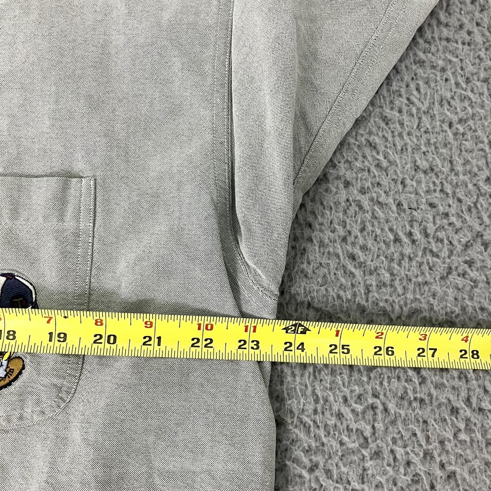 Vintage ACME Clothing Co. Shirt Mens XL Gray Tweety Looney Tunes Button Down - Picture 5 of 8